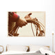 Cowboy Holding Lasso Wall Mural