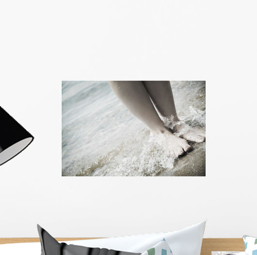 Barefoot On The Beach Wall Mural