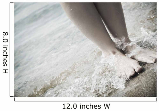 Barefoot On The Beach Wall Mural