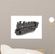 Miniature Locomotive Train Wagon Wall Decal Design 2