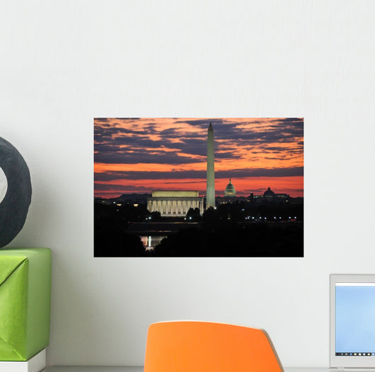 Washington DC Skyline Wall Decal