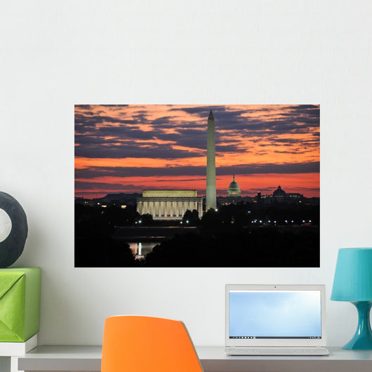 Washington DC Skyline Wall Decal