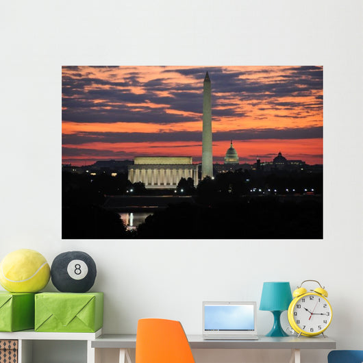 Washington DC Skyline Wall Decal