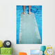 Feet On The Edge Of A Diving Board Wall Mural