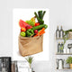 Bag Full of Healthy Fruits and Vegetables Wall Decal