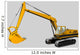 Backhoe Wall Mural