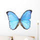 A Blue Butterfly Wall Decal