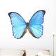 A Blue Butterfly Wall Decal