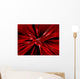 Red Streaks Flying Outwards Wall Mural
