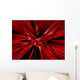Red Streaks Flying Outwards Wall Mural