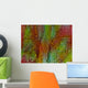 Green And Red Ripples Wall Mural