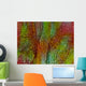 Green And Red Ripples Wall Mural