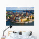 Panorama of Stockholm Sweden Wall Mural