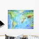 A Colorful Hand Drawn Map Wall Mural