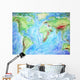 A Colorful Hand Drawn Map Wall Mural
