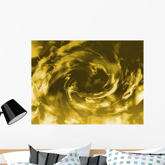A Glossy Swirl Wall Mural