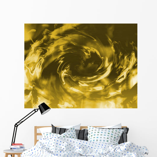 A Glossy Swirl Wall Mural
