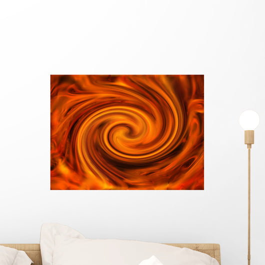 A Red Mixture Wall Mural