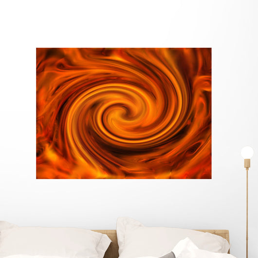 A Red Mixture Wall Mural