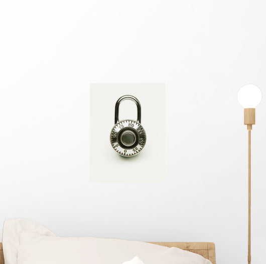 Combination Lock Wall Mural