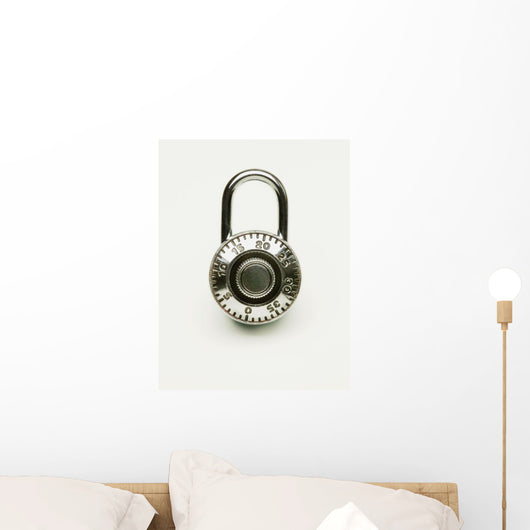Combination Lock Wall Mural