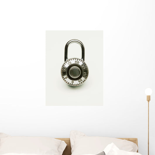 Combination Lock Wall Mural