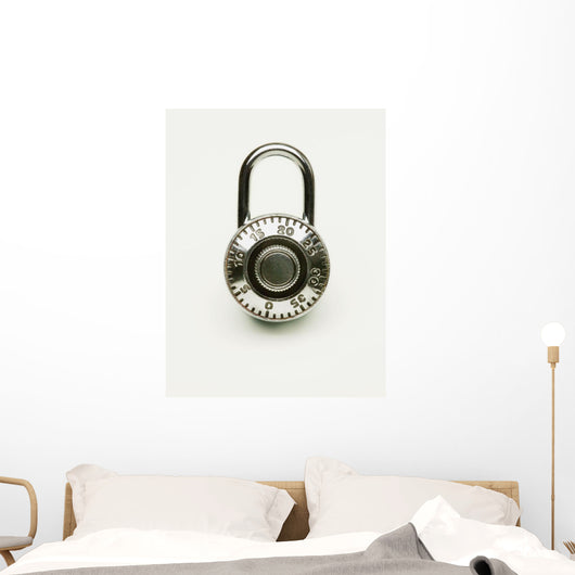 Combination Lock Wall Mural
