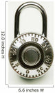 Combination Lock Wall Mural