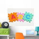 Foam Alphabet Shapes Wall Mural