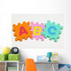 Foam Alphabet Shapes Wall Mural