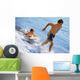 Playing In Water Wall Mural