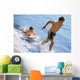 Playing In Water Wall Mural