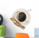 Black Drink With Snack Wall Mural