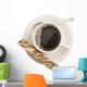 Black Drink With Snack Wall Mural