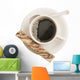Black Drink With Snack Wall Mural