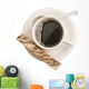 Black Drink With Snack Wall Mural