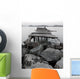 Jetty into a Mountain Lake Wall Mural