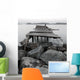 Jetty into a Mountain Lake Wall Mural