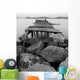 Jetty into a Mountain Lake Wall Mural