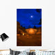 Camp Site At Night, Utah, Usa Wall Mural