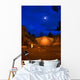 Camp Site At Night, Utah, Usa Wall Mural