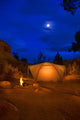 Camp Site At Night, Utah, Usa Wall Mural