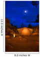 Camp Site At Night, Utah, Usa Wall Mural