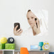 Woman Applying Blush Wall Mural