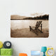 Mountain Lake View Wall Mural