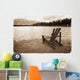 Mountain Lake View Wall Mural