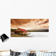 Enjoying A Mountain Lake View Wall Mural