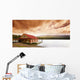 Enjoying A Mountain Lake View Wall Mural