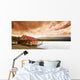Enjoying A Mountain Lake View Wall Mural