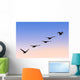 Flock Of Geese Wall Mural